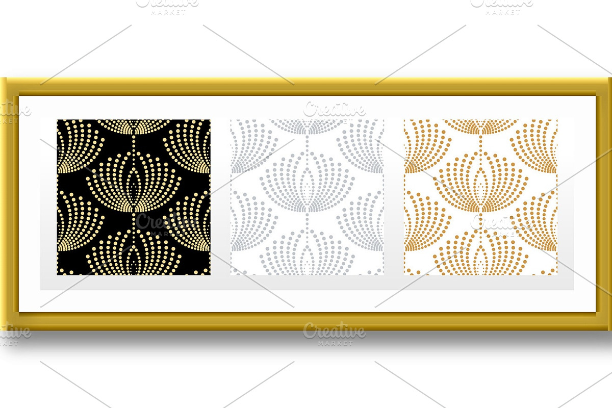 Collection of flower patterns., a Pattern Graphic by RODINA (Photo 2 of 3)