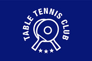 Table tennis emblem logo, a Branding & Logo Template by swarnstudio (Thumbnail 2 of 3)