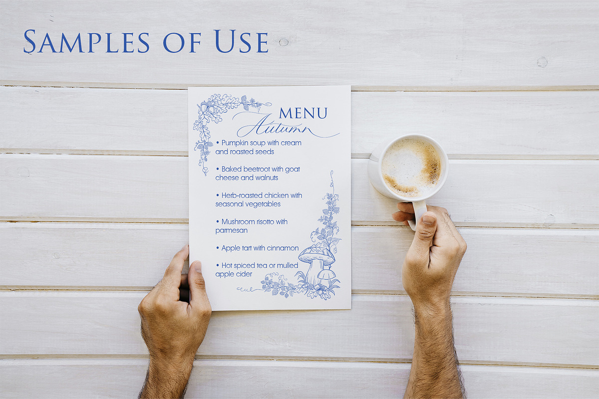 4 Seasons. Calligraphy and Frames., a Seasonal Illustration by Line and Bloom (Photo 12 of 13)
