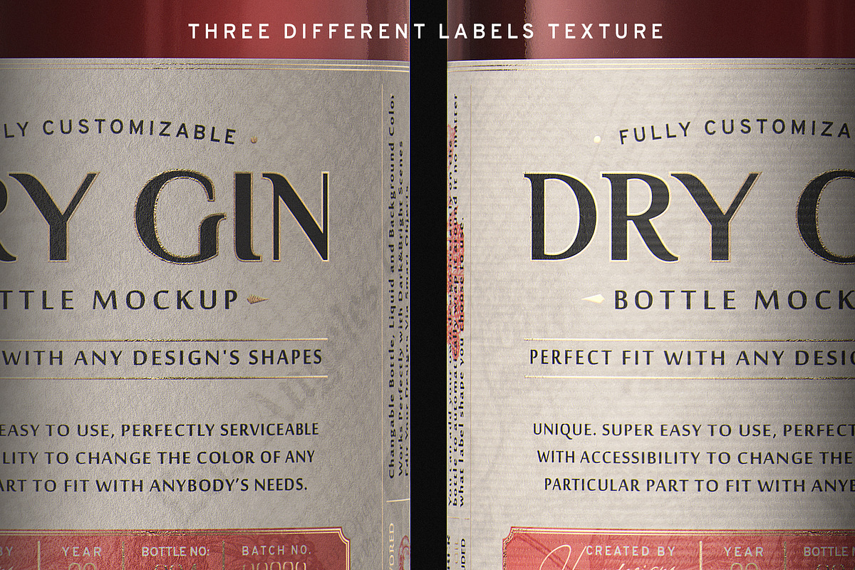 GIN BOTTLE MOCKUP V3, a Product Mockup by HexenDesigns (Photo 8 of 13)