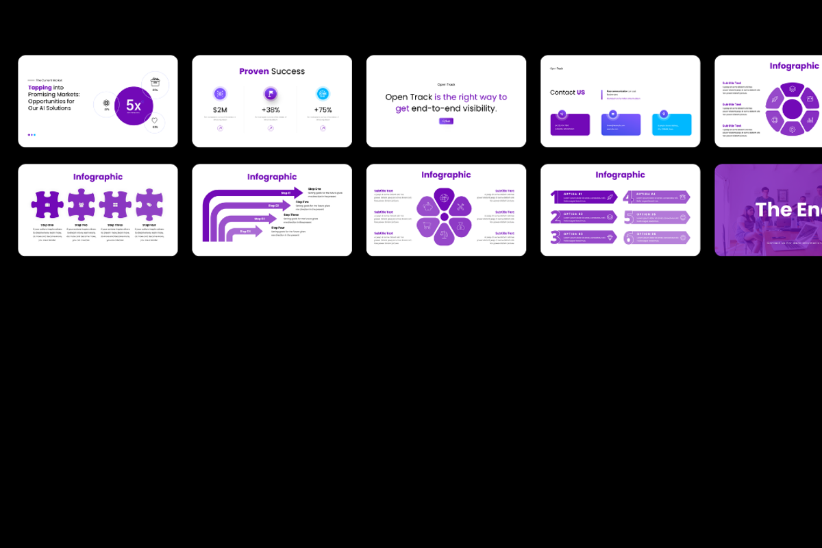 Business Pitch Deck Powerpoint, a Presentation Template by Hammad Arif (Photo 3 of 3)