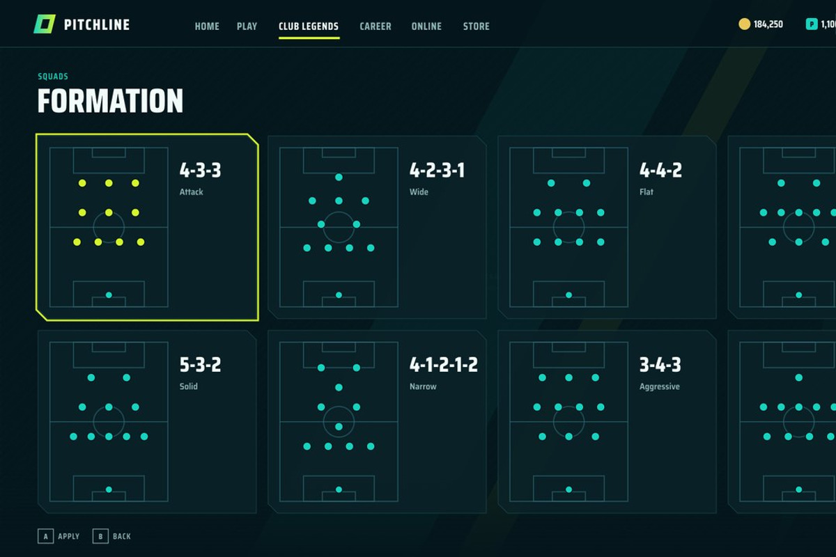 Football Game UI Kit, 100 Screens, an UI Kit Template by pawellpi (Photo 51 of 117)