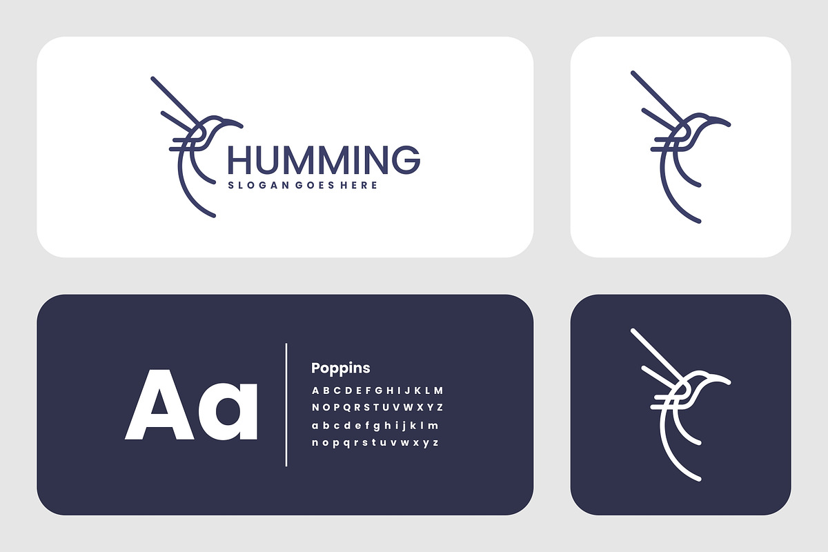 Minimalist Line Art Humming Bird, a Branding & Logo Template by Artnivora.Std (Photo 2 of 4)