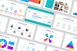 Business Strategy Keynote Template, a Presentation Template by Design Vault