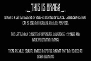 Braga + Extras, a Font by EN86-21 (Thumbnail 2 of 5)