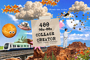Y2K Collage 400 PNG Elements, an Object Graphic by DreamoraArt (Thumbnail 1 of 12)