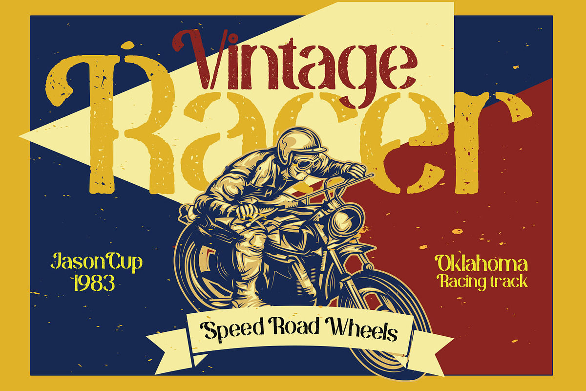 Raceryouth, a Sans Serif Font by LetterStock (Photo 2 of 7)