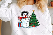 Funny snowman png, Christmas snowman, an Illustration by Craft Nest (Thumbnail 3 of 6)