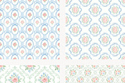 Grandmillennial Seamless Pattern, a Pattern Graphic by Invite to Clipart (Thumbnail 8 of 12)