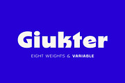 Giukter – Modern Display Typeface, a Sans Serif Font by ESEM (Thumbnail 1 of 9)