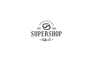 Letter S Coffee Shop Logo