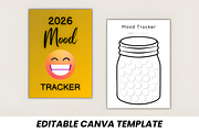 2026 Mood Tracker Canva Template, a Marketing Template by Ink Gallery (Thumbnail 6 of 10)