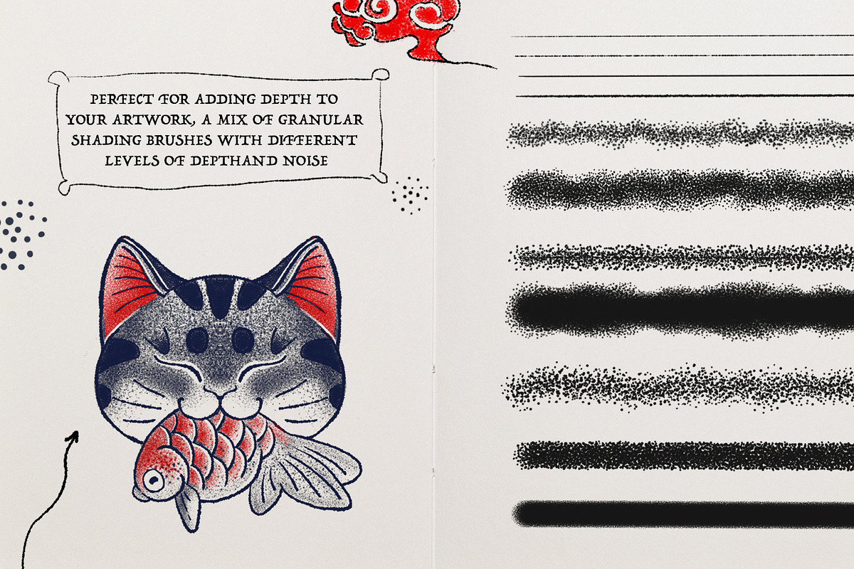Noise Brush Pack, a Brush Add-On by ZiziMarket (Photo 2 of 4)