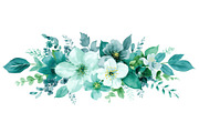 Elegant Blue Watercolor Blooms, an Illustration by Amazin_art (Thumbnail 6 of 11)