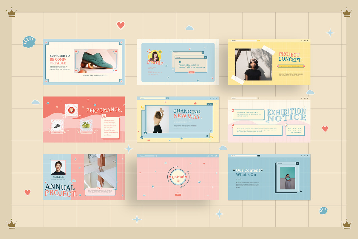 Catton Pastel Google Slide, a Presentation Template by Visualin.std (Photo 9 of 11)