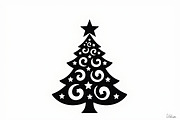 Festive Swirl Xmas Tree Bundle, an Illustration by yasushie (Thumbnail 19 of 21)