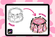 VICTORIAN CAKES PROCREATE BRUSH SET, a Brush Add-On by The GG Shop (Thumbnail 14 of 17)