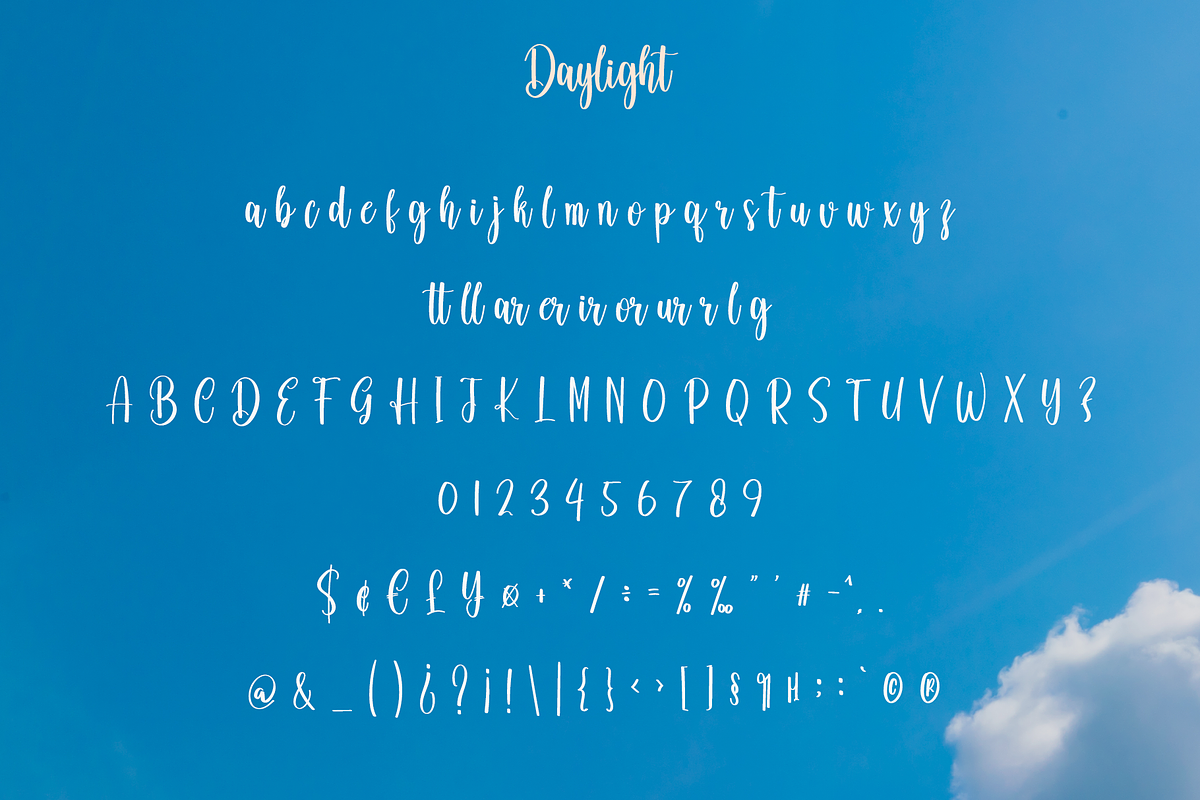 Daylight, a Sans Serif Font by Creative Writting (Photo 6 of 7)