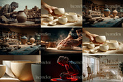 50 Aesthetic Pottery Stock Photos, a Person Illustration by Incomelion (Thumbnail 6 of 13)