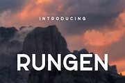Rungen, a Sans Serif Font by lelevien (Thumbnail 2 of 4)