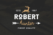 20 Vintage Logos & Badges Vol 01, a Branding & Logo Template by vuuuds (Thumbnail 1 of 5)