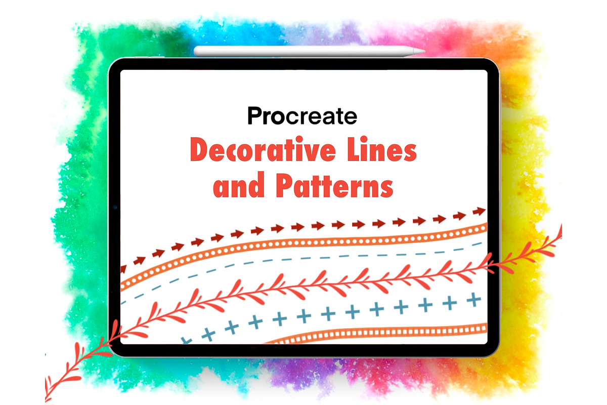 Decorative Lines and Patterns Bundle, a Brush Add-On by buntegalerie (Photo 1 of 6)