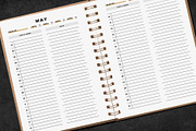 Monthly Planner Bundle 2023 - 26, a Stationery Template by DesignByStore (Thumbnail 2 of 3)