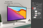 Monitor Display Mock-up #02, a Product Mockup by alexandeerco (Thumbnail 2 of 5)