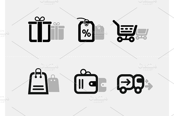 Shopping And E Commerce Icon Set preview 2