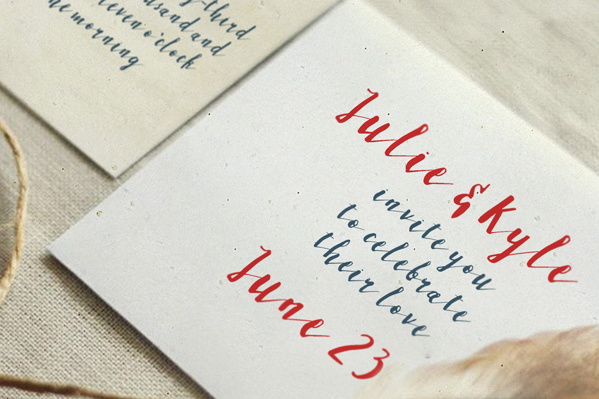Briella Script preview 4