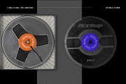 Vintage Reel Tape Box Mockup Kit, a Packaging Mockup by FLYERWRK (Thumbnail 8 of 9)