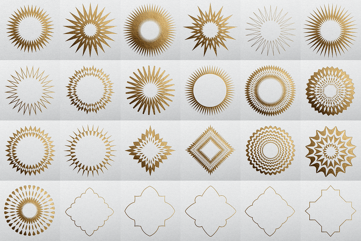 Celestial Gold Foil Papers & Frames, a Social Media Template by The Flossy Finch (Photo 16 of 20)