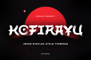 Kofirayu - Japanese Brush Font