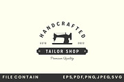 sewing machine vector logo design, a Branding & Logo Template by SD 22 (Thumbnail 2 of 2)