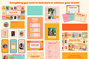 Bold Retro Branding Starter Kit, a Branding & Logo Template by Hell Yeah Designs (Thumbnail 4 of 22)