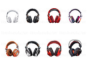 Headphone Clipart, Headphone PNG, an Object Illustration by BrushstrokeArtGB (Thumbnail 5 of 9)