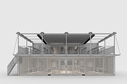 3D Model Container Cafe 15, an Architecture 3D Model by SR 3D Visual (Thumbnail 4 of 21)