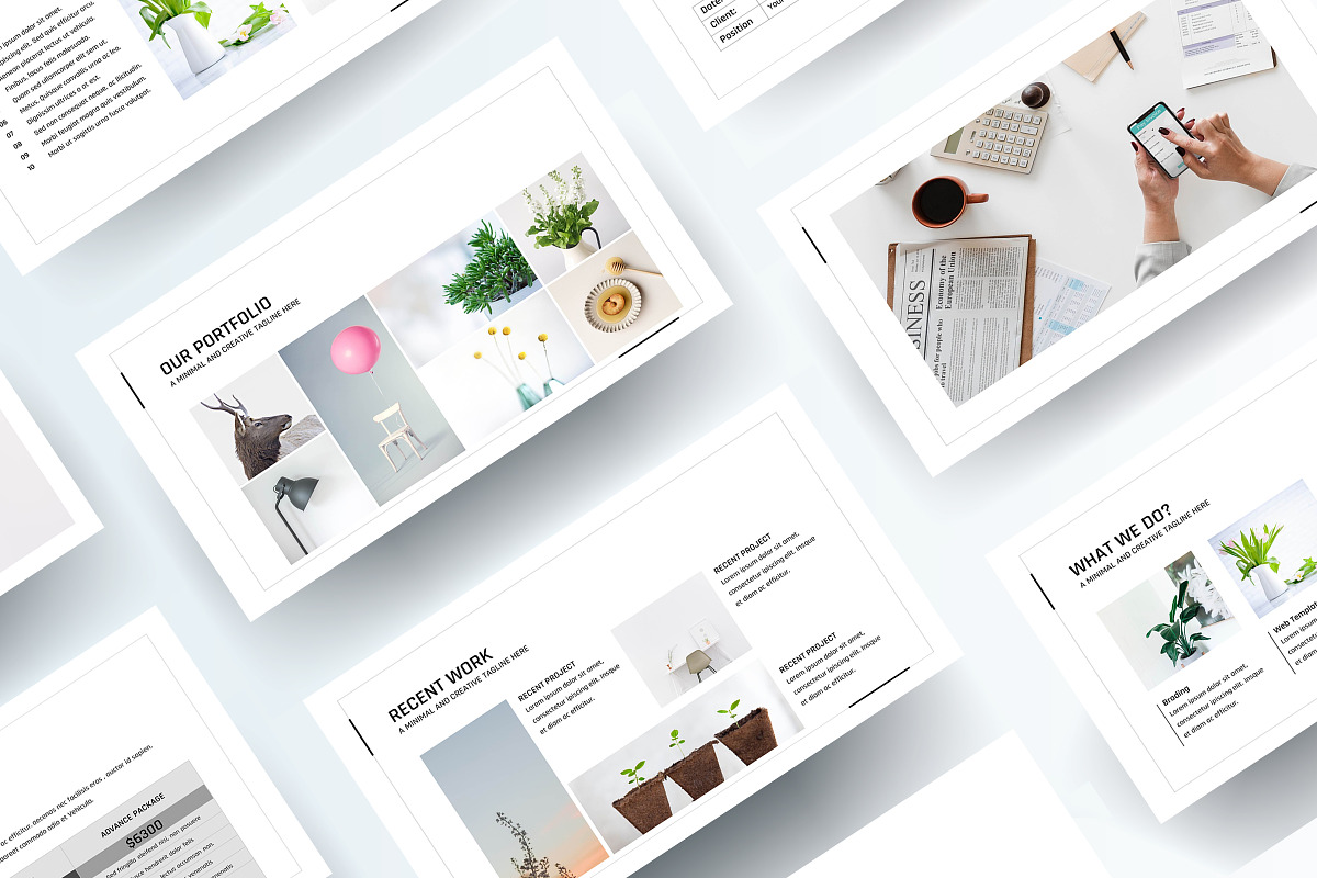 Minimal Proposal PowerPoint Template, a Presentation Template by SmmrDesign (Photo 2 of 8)