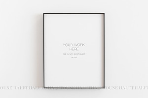 Mockup Frame Large Thin Clean