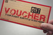 Elegant vintage GIFT VOUCHER, a Card Template by Tzochko (Thumbnail 1 of 5)