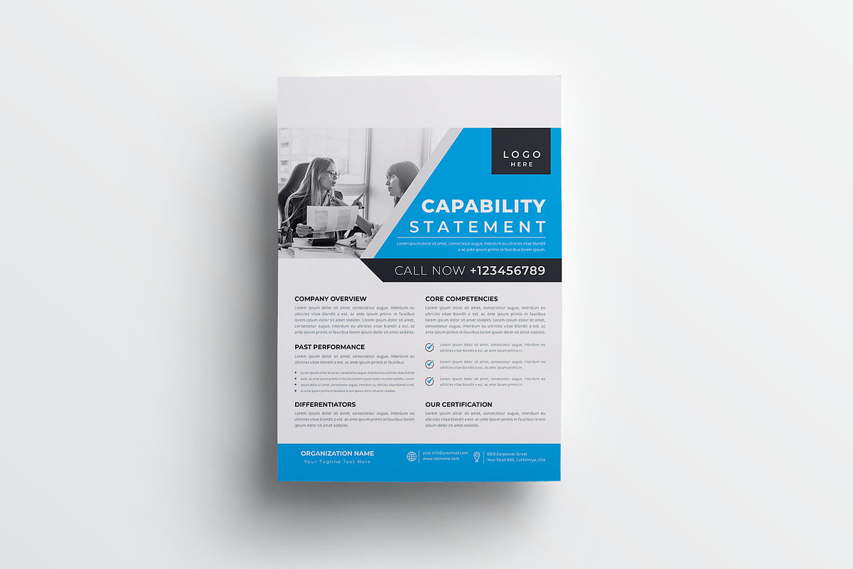 Capability Statement Bundle, a Flyer Template by obayes (Photo 8 of 10)