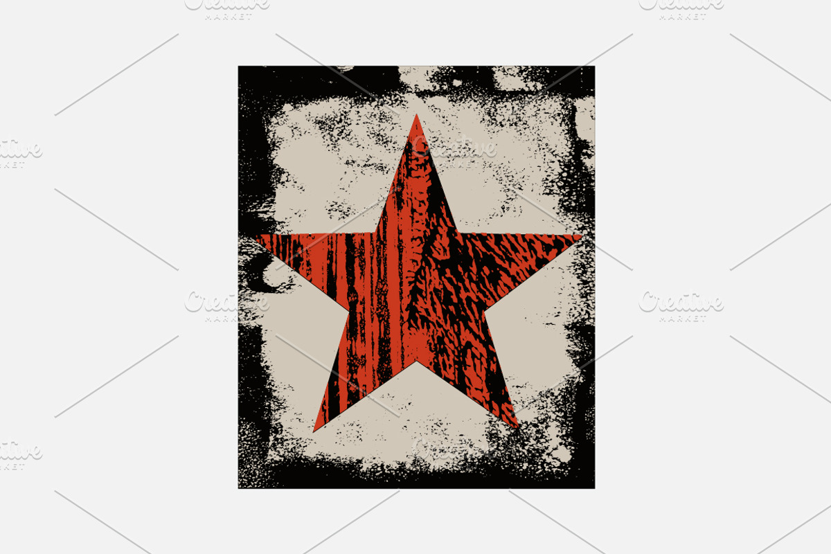 Grunge Stars abstract background set, a Decorative Illustration by PoPaShop (Photo 8 of 9)