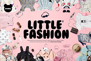 Little Fashion Apparel Mockup Bundle, a Hoody Mockup by creatsy5 (Thumbnail 1 of 15)