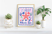 Summer Vacation Sublimation Design, an Illustration by Libby Wishes (Thumbnail 5 of 5)