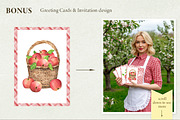 Apple Orchard Watercolor Clipart, a Food Illustration by ElenaValeto (Thumbnail 12 of 13)