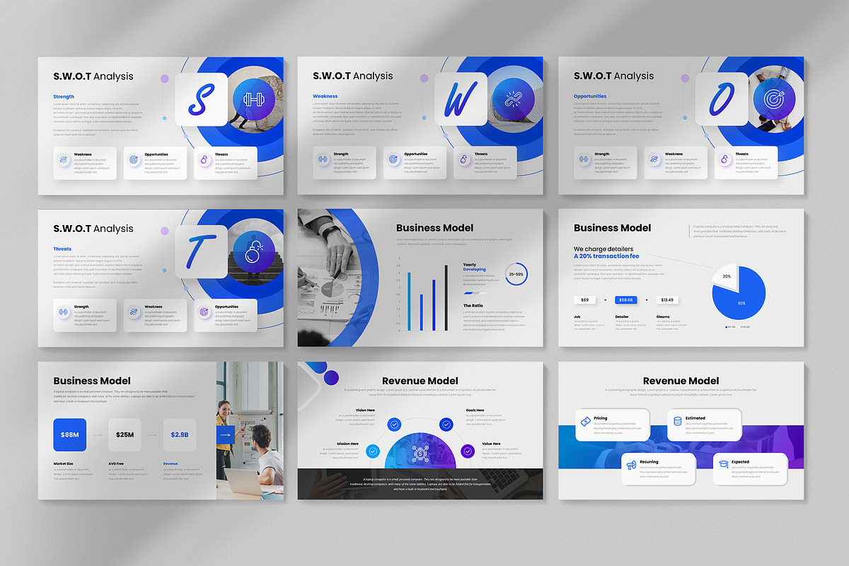 Business Plan Keynote Template, a Presentation Template by GenerousArt (Photo 7 of 23)