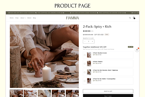 FIAMMA - Candle Shopify Theme