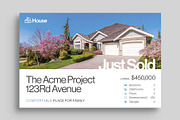 Real Estate Postcard Template, a Card Template by BrandPacks (Thumbnail 2 of 5)