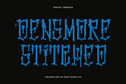 CS Densmore Stitched, a Sans Serif Font by Craft Supply Co. (Thumbnail 1 of 8)