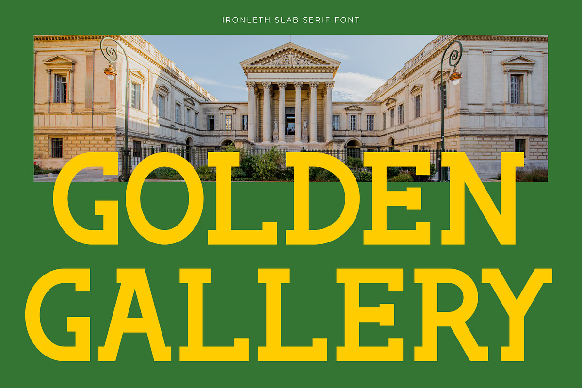 Ironleth - Slab Serif Typeface Font, a Slab Serif Font by Rishsketch (Photo 6 of 15)